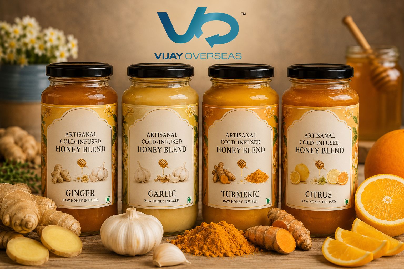Artisanal Cold-Infused Honey Blends